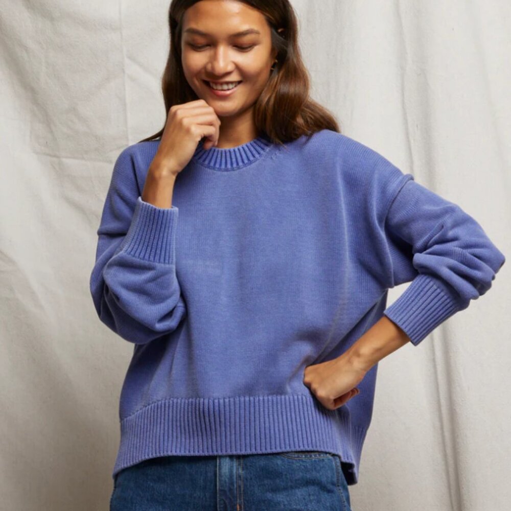 Janet Sweater - violet blue
